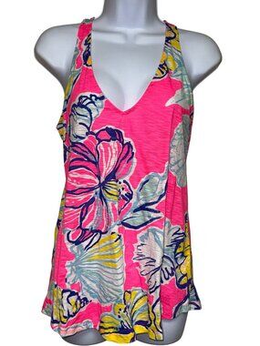 Lilly Pultizer Swept by the Tide Minka Halter Top Small Sleeveless Tropical NEW